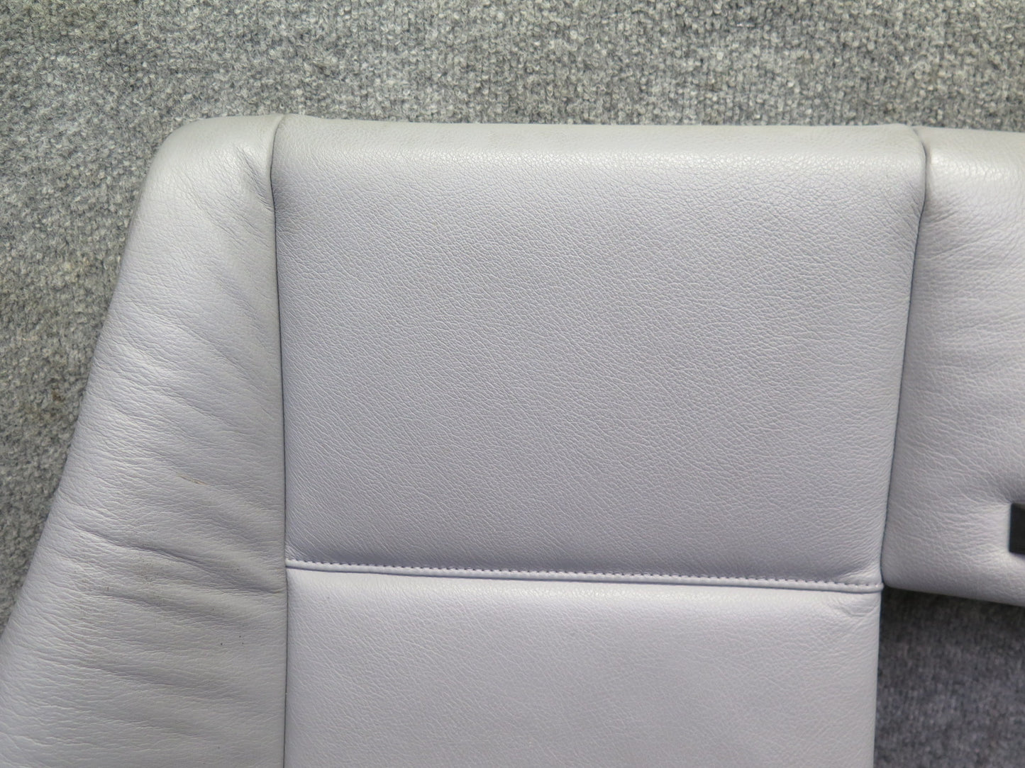 01-06 BMW E46 330ci Convertible Rear Seat Upper Leather Cushion Gray OEM