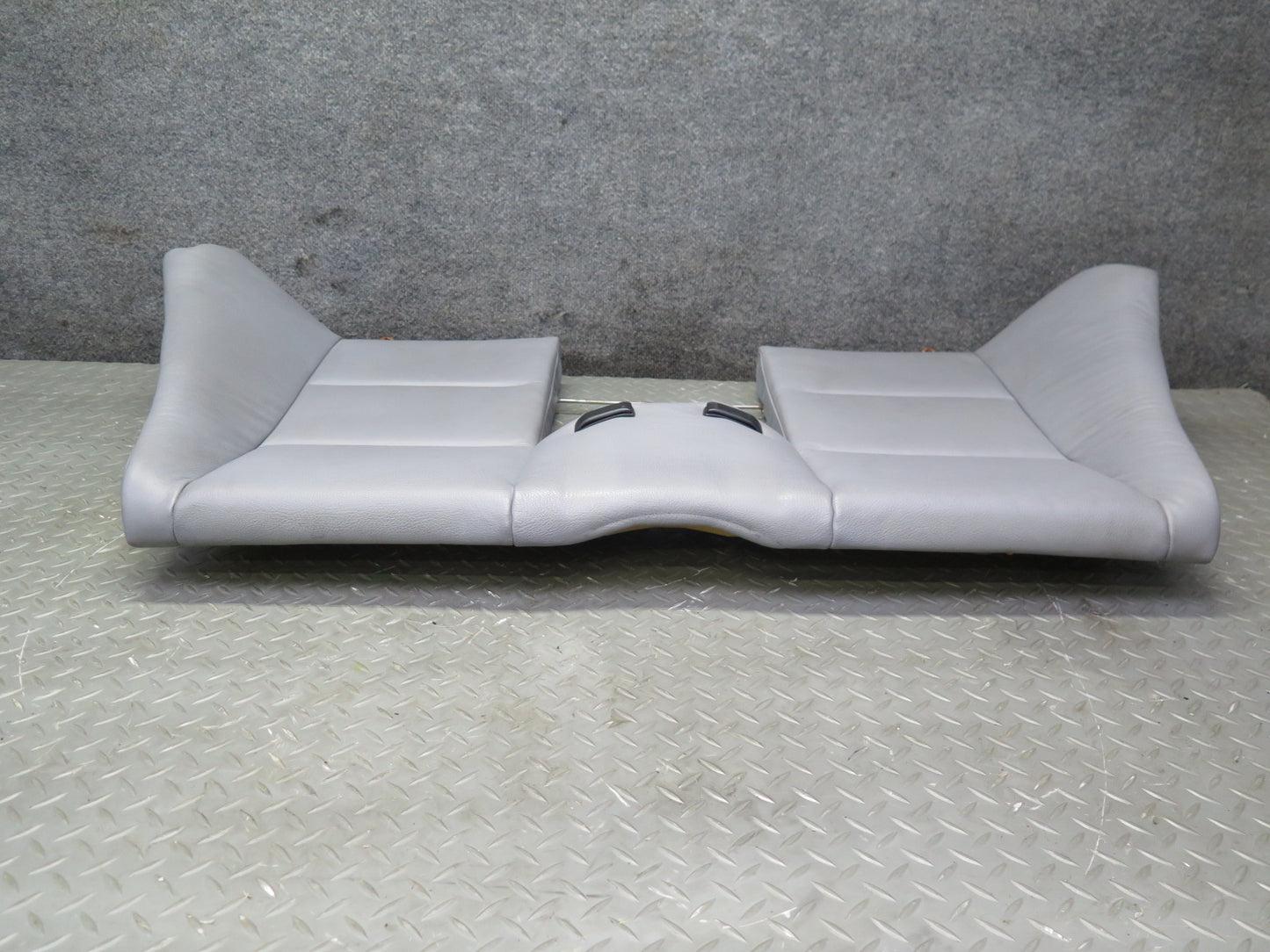 01-06 BMW E46 330ci Convertible Rear Seat Upper Leather Cushion Gray OEM