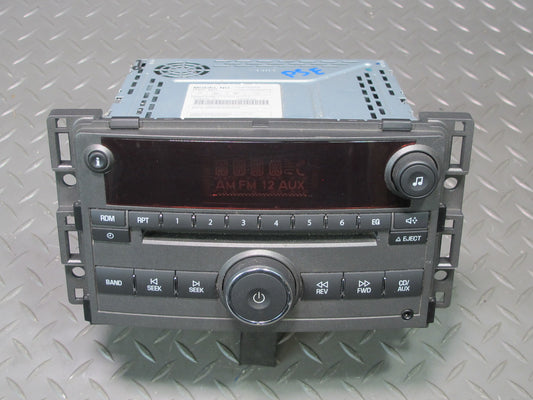 06-08 Pontiac Solstice AM FM Stereo Radio CD Disc Player Head Unit 15878904 OEM