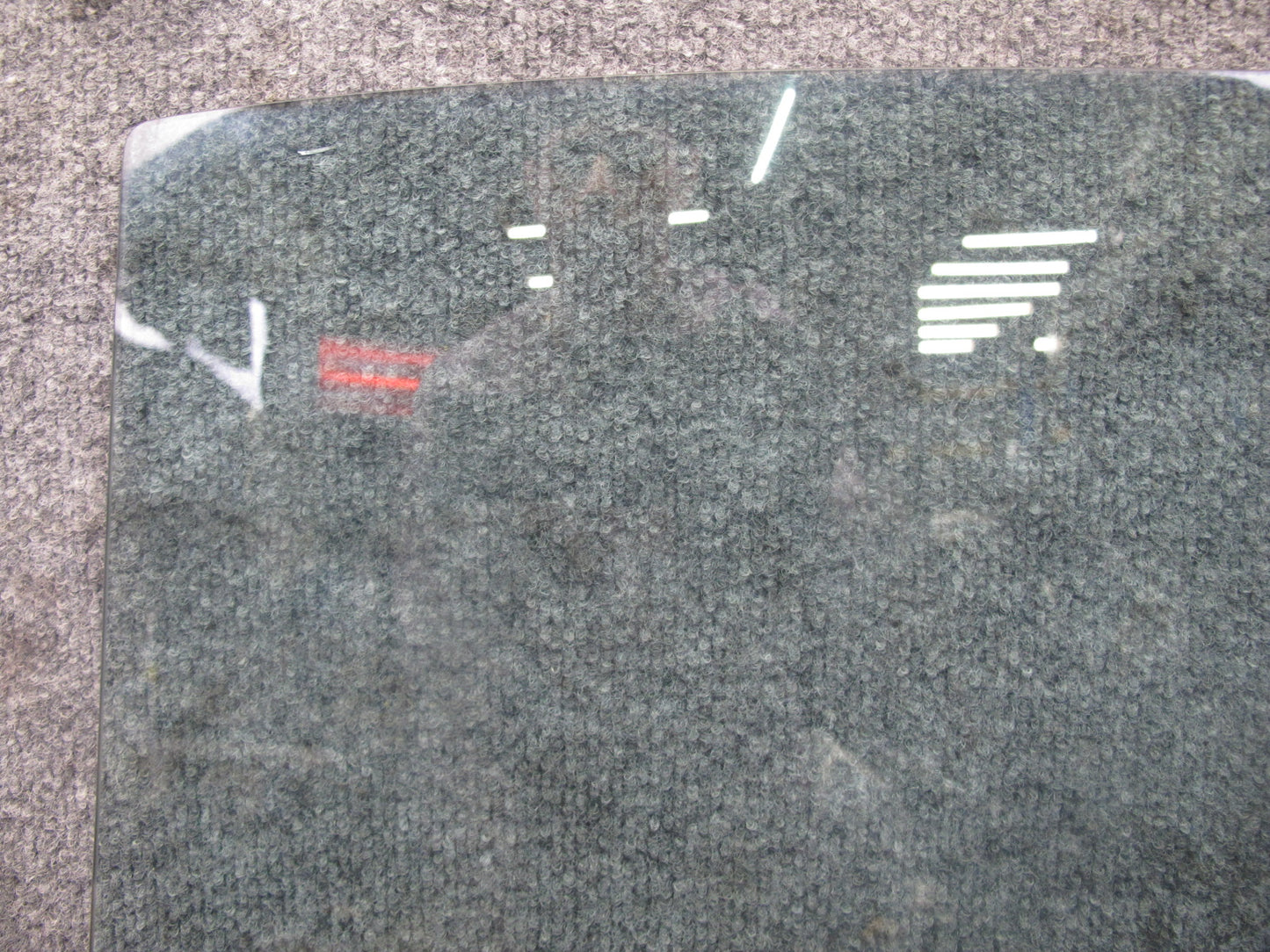 75-85 Mercedes W123 300D 240D Sedan Rear Left Door Glass Window OEM