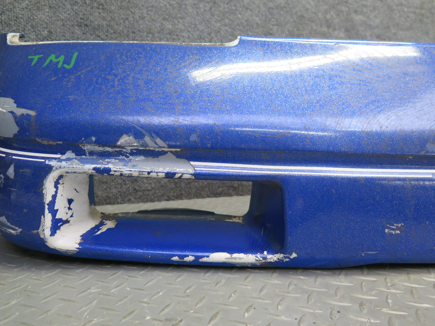 87-89 Toyota MR2 AW15 Front Bumper Cover w Foam & Lower Grille Blue OEM