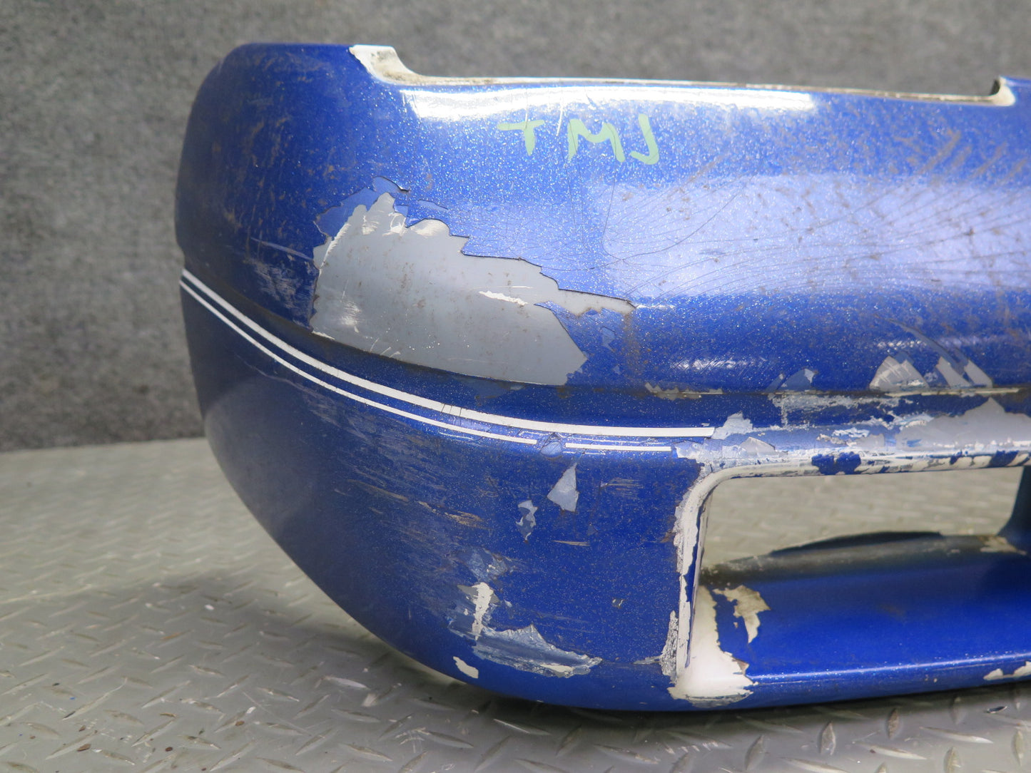 87-89 Toyota MR2 AW15 Front Bumper Cover w Foam & Lower Grille Blue OEM