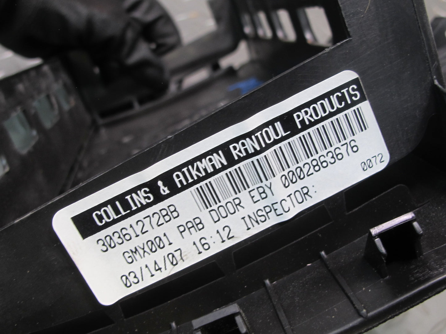 06-10 Pontiac Solstice Saturn SKY Dash Right Trim Cover Black 15242830 OEM