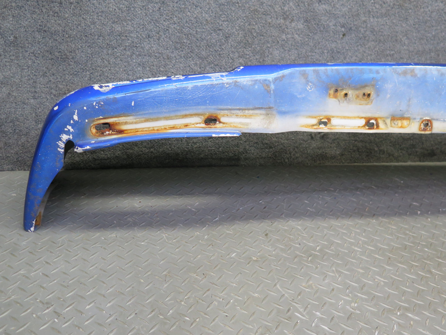 87-89 Toyota MR2 AW15 Front Bumper Cover w Foam & Lower Grille Blue OEM
