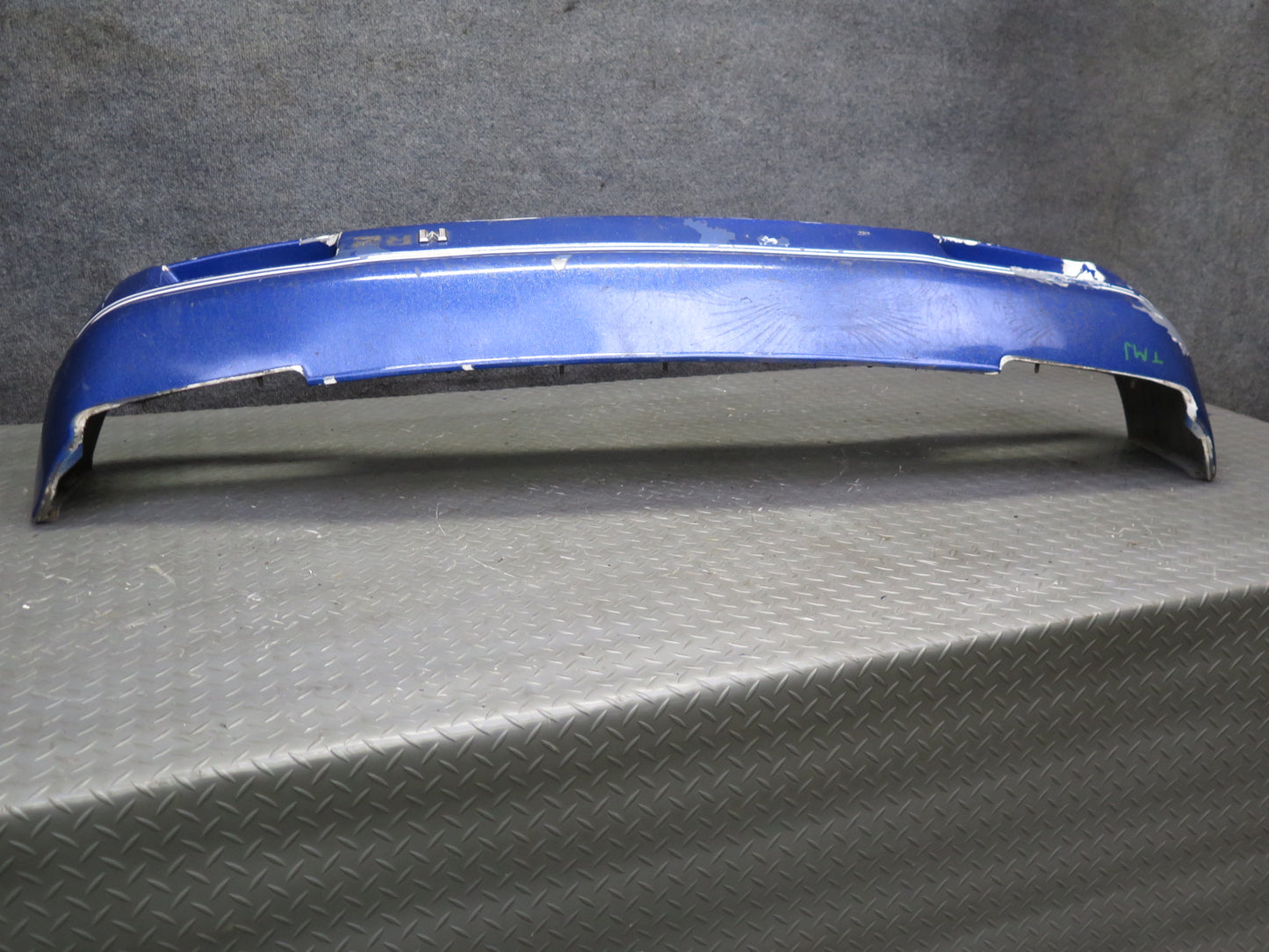 87-89 Toyota MR2 AW15 Front Bumper Cover w Foam & Lower Grille Blue OEM