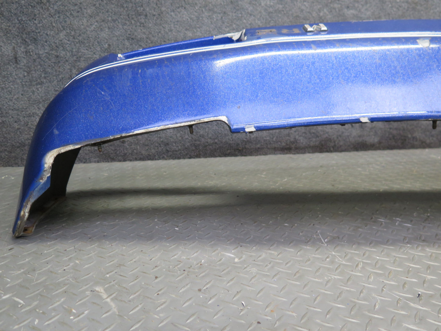 87-89 Toyota MR2 AW15 Front Bumper Cover w Foam & Lower Grille Blue OEM
