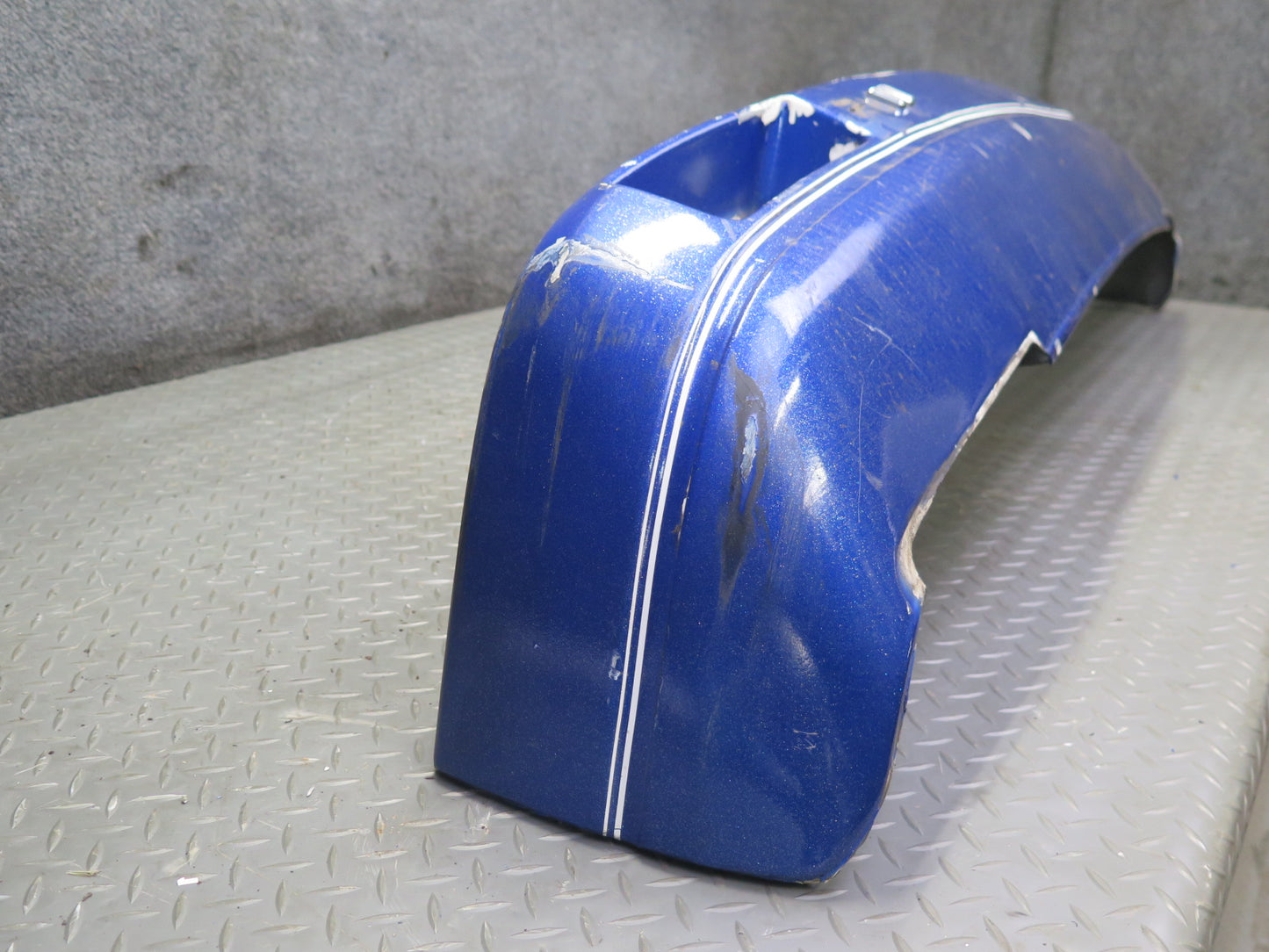 87-89 Toyota MR2 AW15 Front Bumper Cover w Foam & Lower Grille Blue OEM