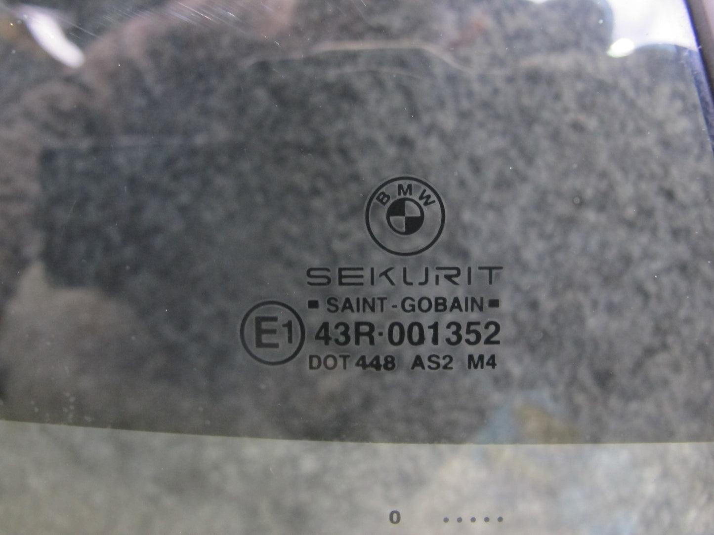 01-06 BMW E46 330ci Convertible Rear Right Quarter Glass Window OEM