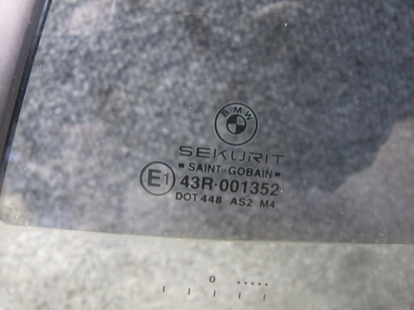 01-06 BMW E46 330ci Convertible Rear Left Quarter Glass Window OEM