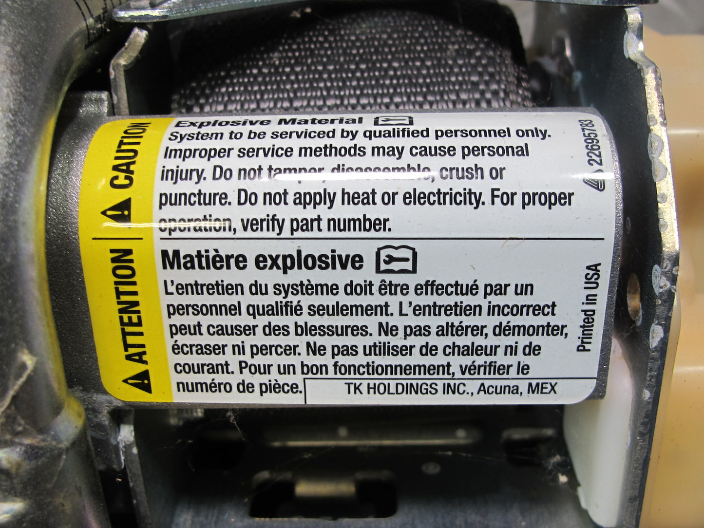 06-09 PONTIAC SOLSTICE FRONT RIGHT & LEFT SIDE SEATBELT RETRACTOR SET OEM