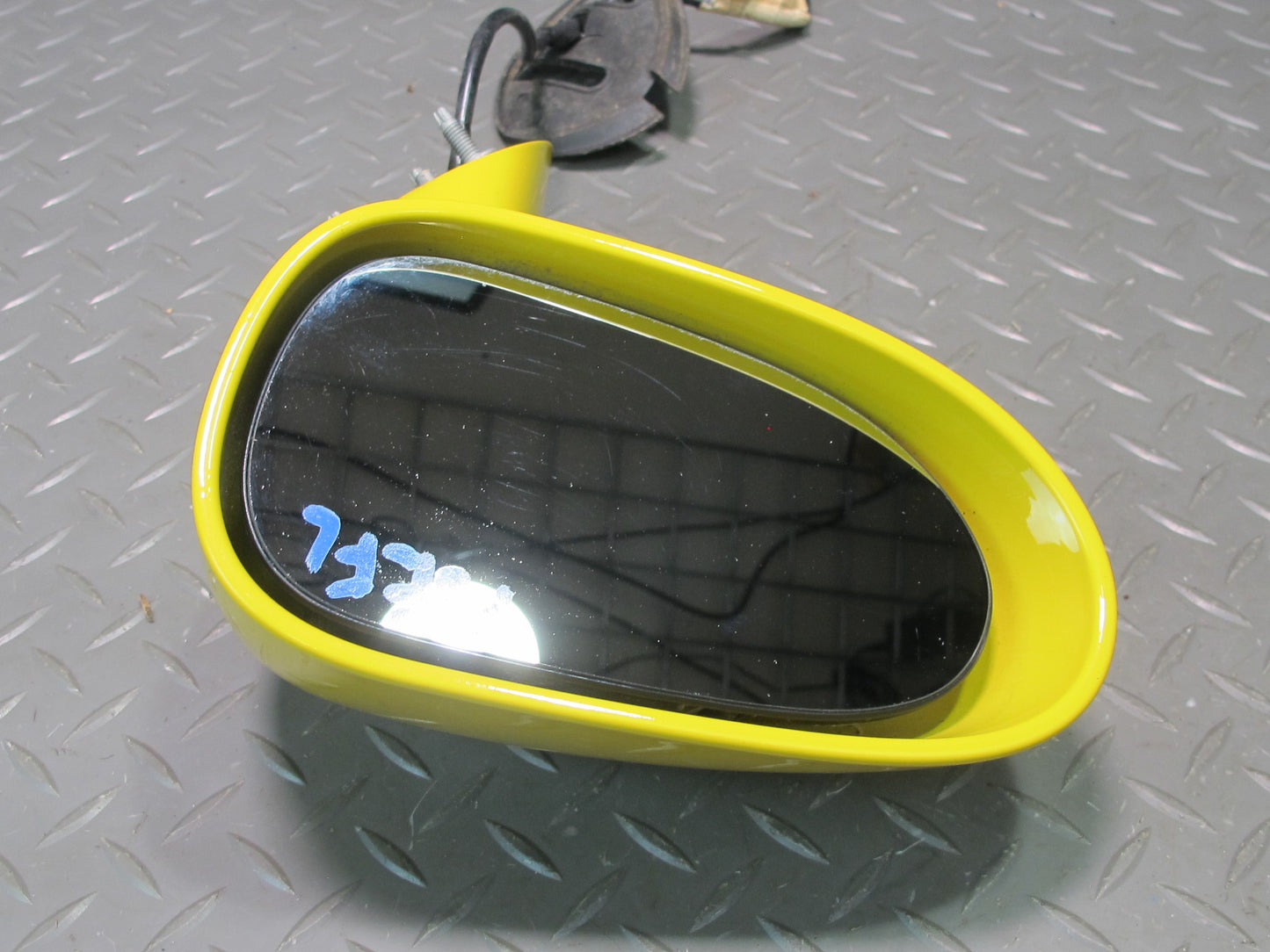 06-09 Pontiac Solstice Left Side View Power Mirror Yellow 20K Miles OEM