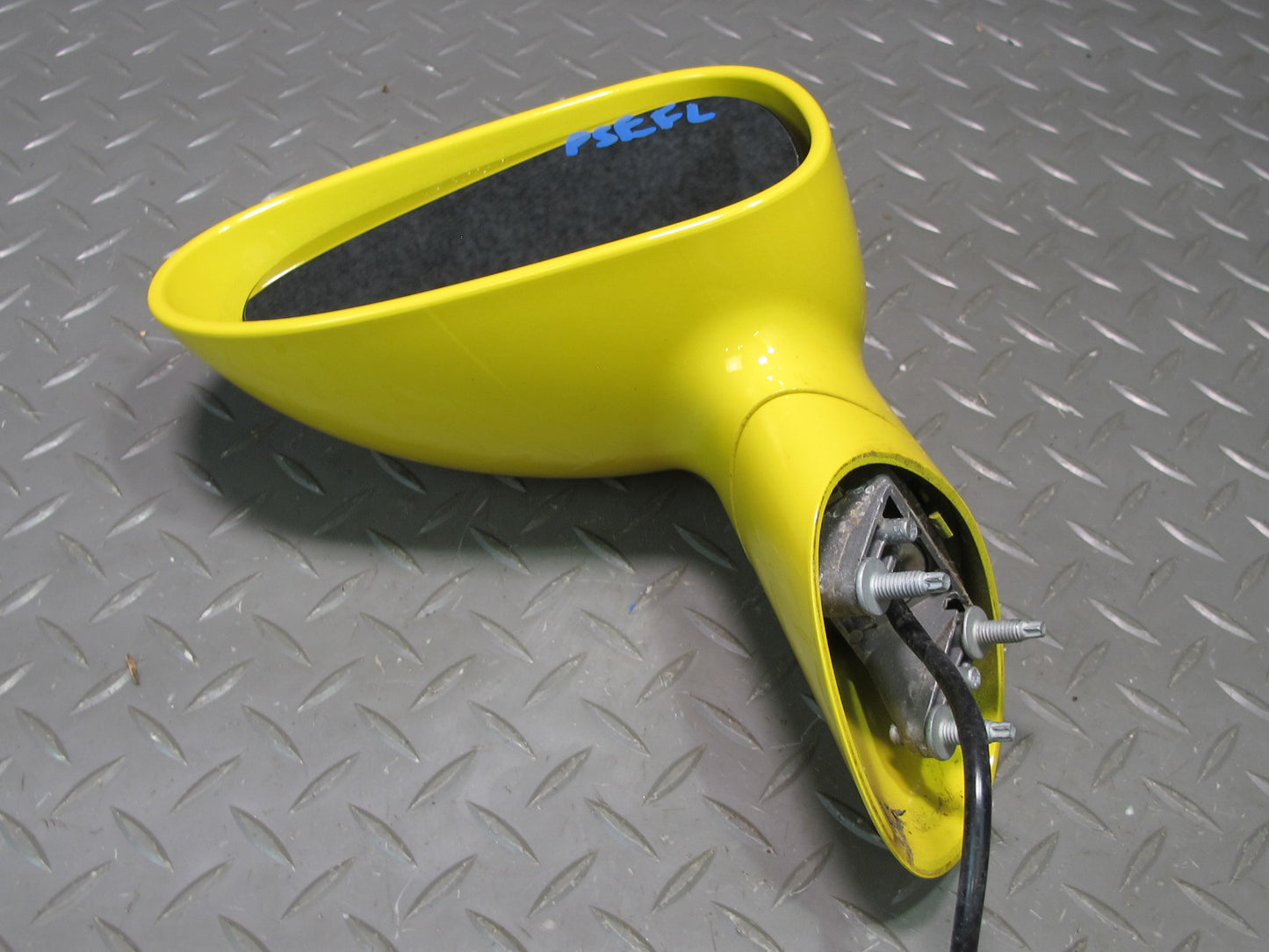 06-09 Pontiac Solstice Left Side View Power Mirror Yellow 20K Miles OEM