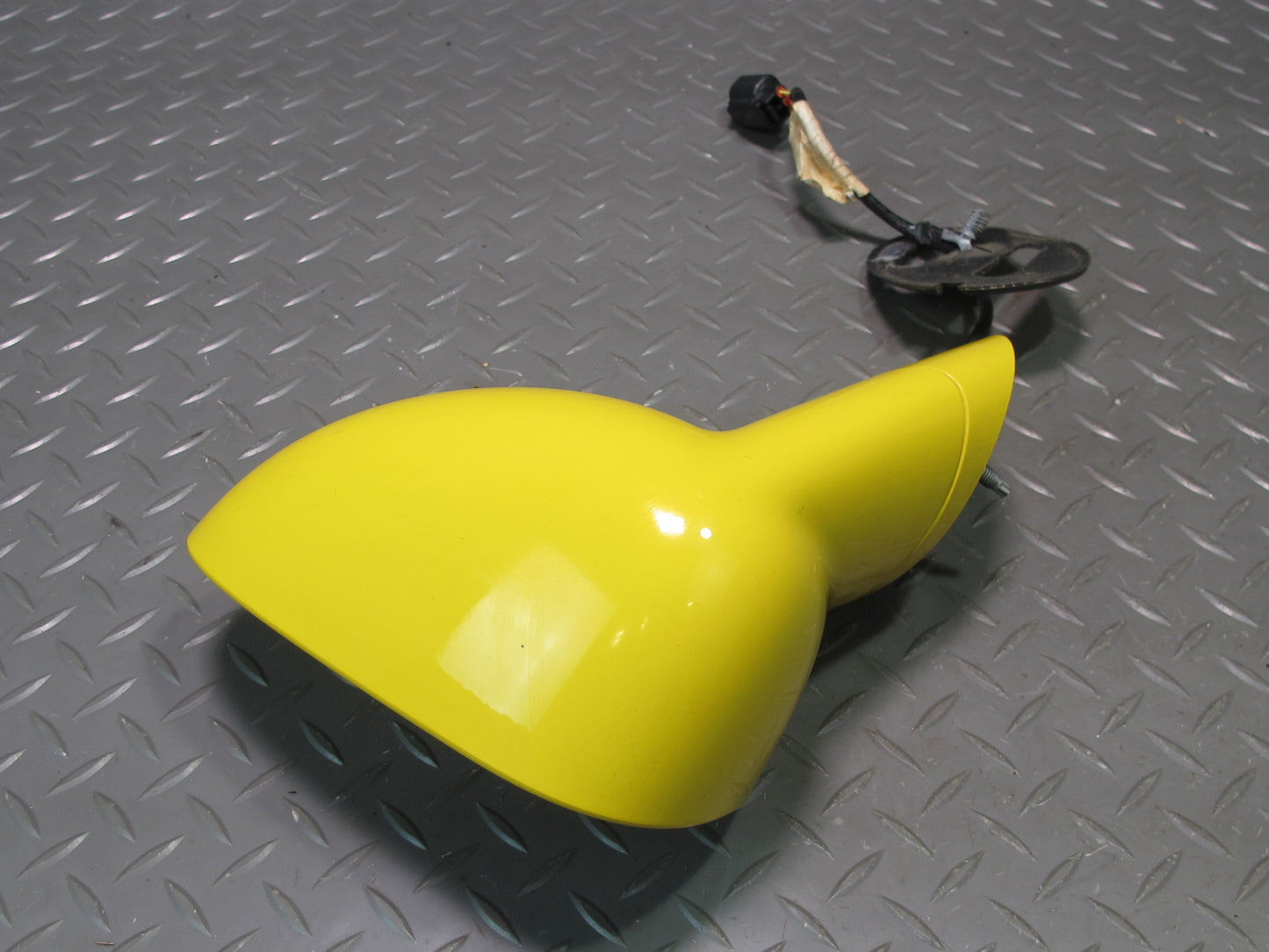 06-09 Pontiac Solstice Left Side View Power Mirror Yellow 20K Miles OEM