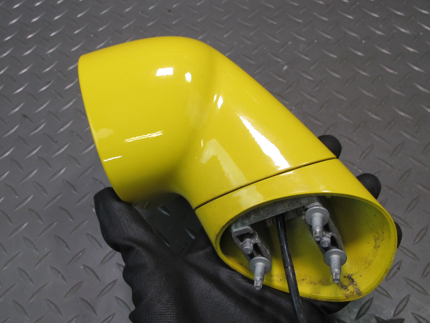 06-09 Pontiac Solstice Left Side View Power Mirror Yellow 20K Miles OEM