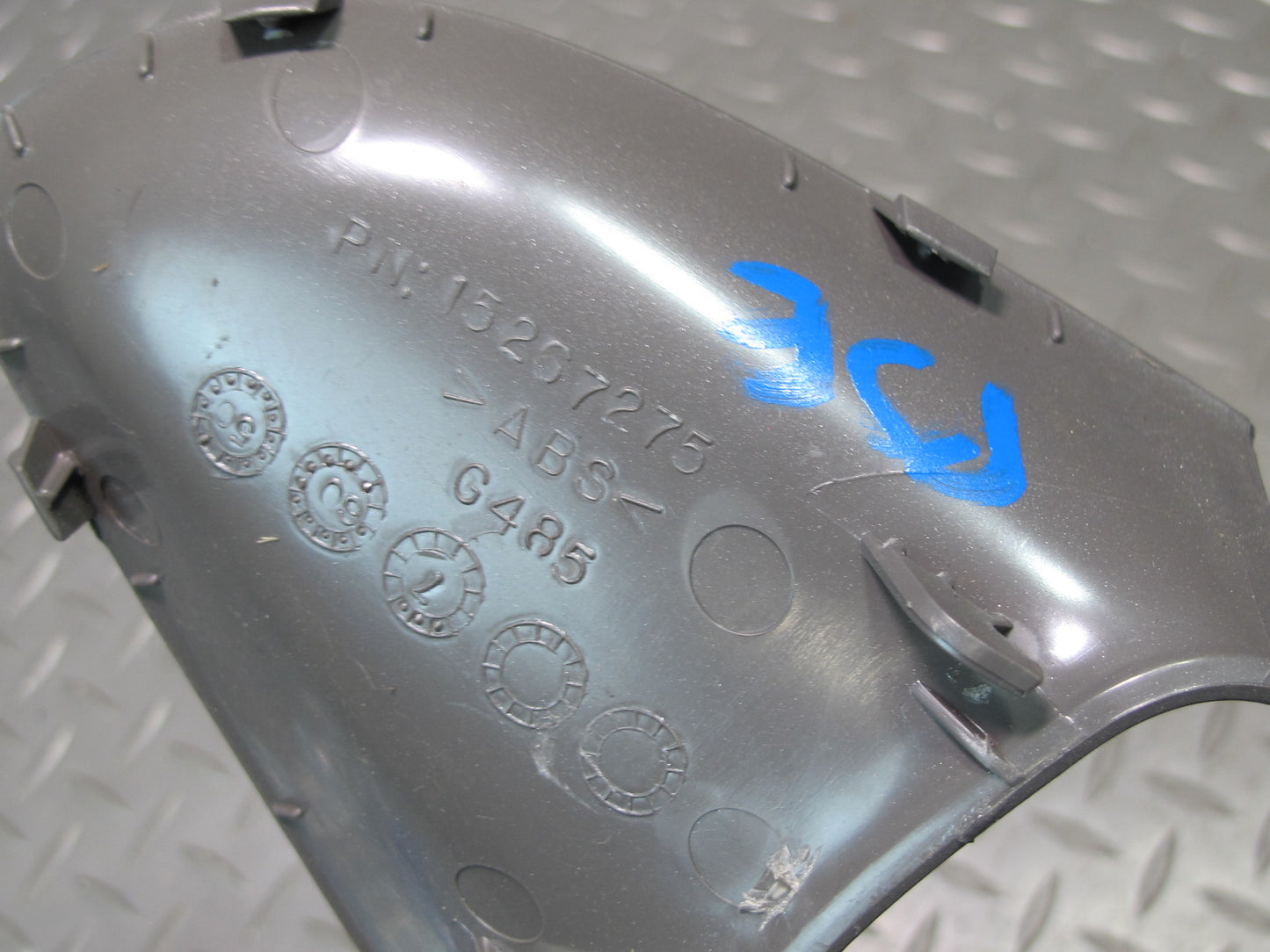 06-09 Pontiac Solstice Enter Console Right Grab Handke Trim Cover Gray OEM