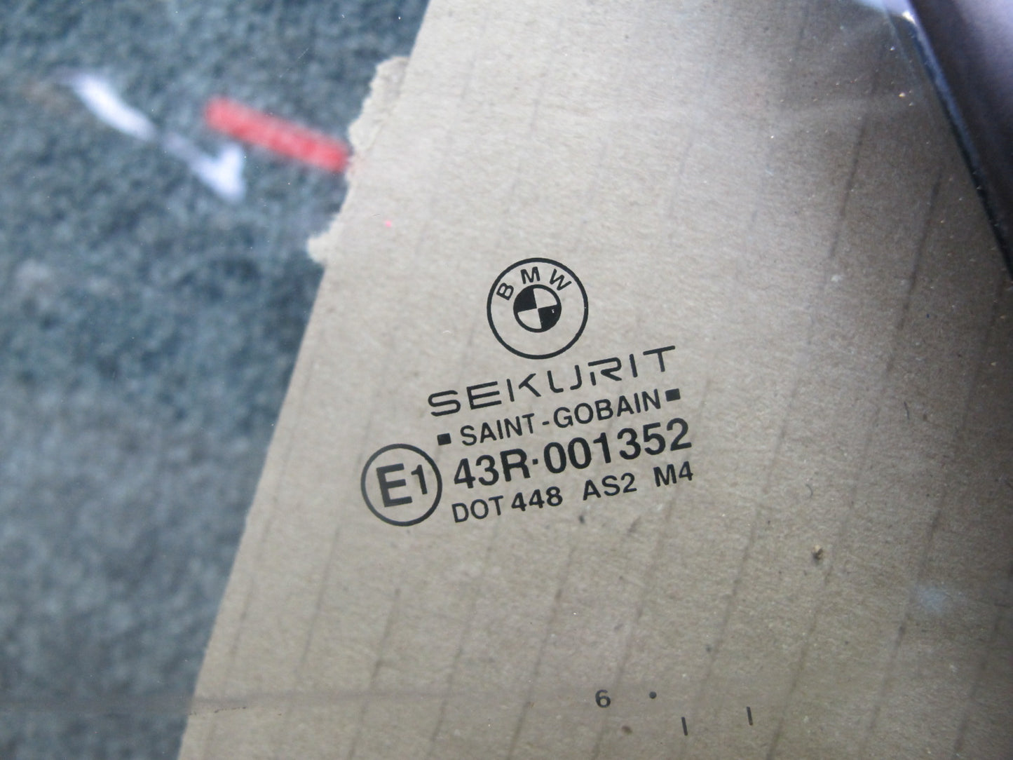 94-99 BMW E36 328ic Convertible Rear Right Quarter Glass Window OEM