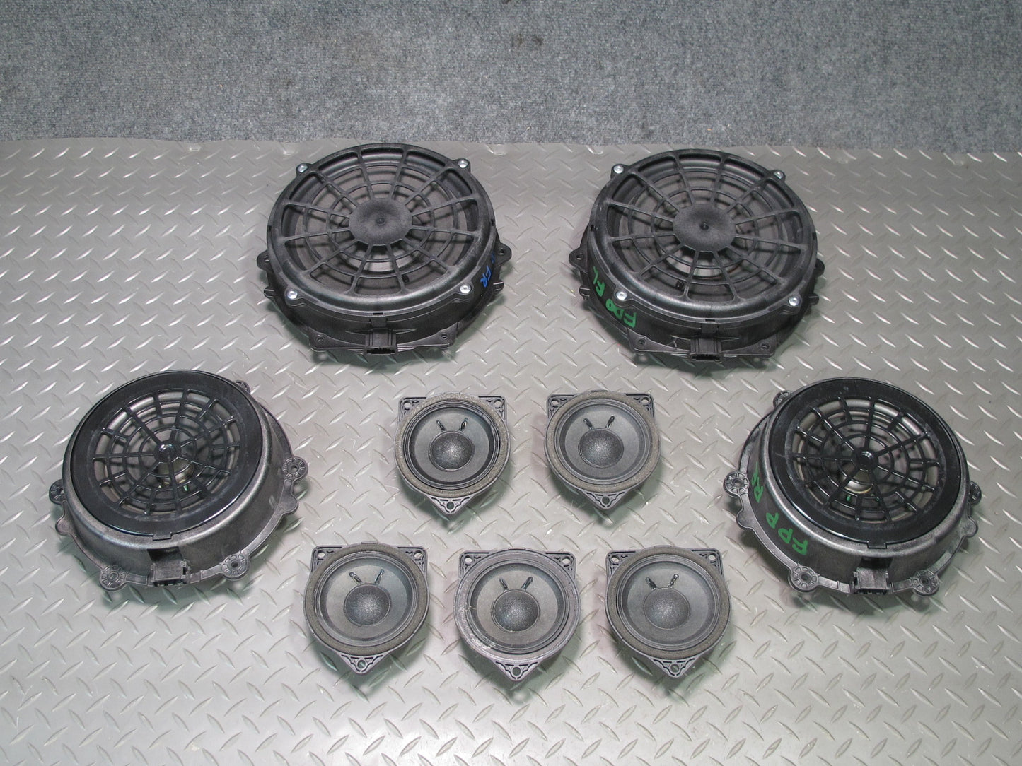 17-23 Porsche Panamera 971 Front & Rear Audio System Speaker Set of 9