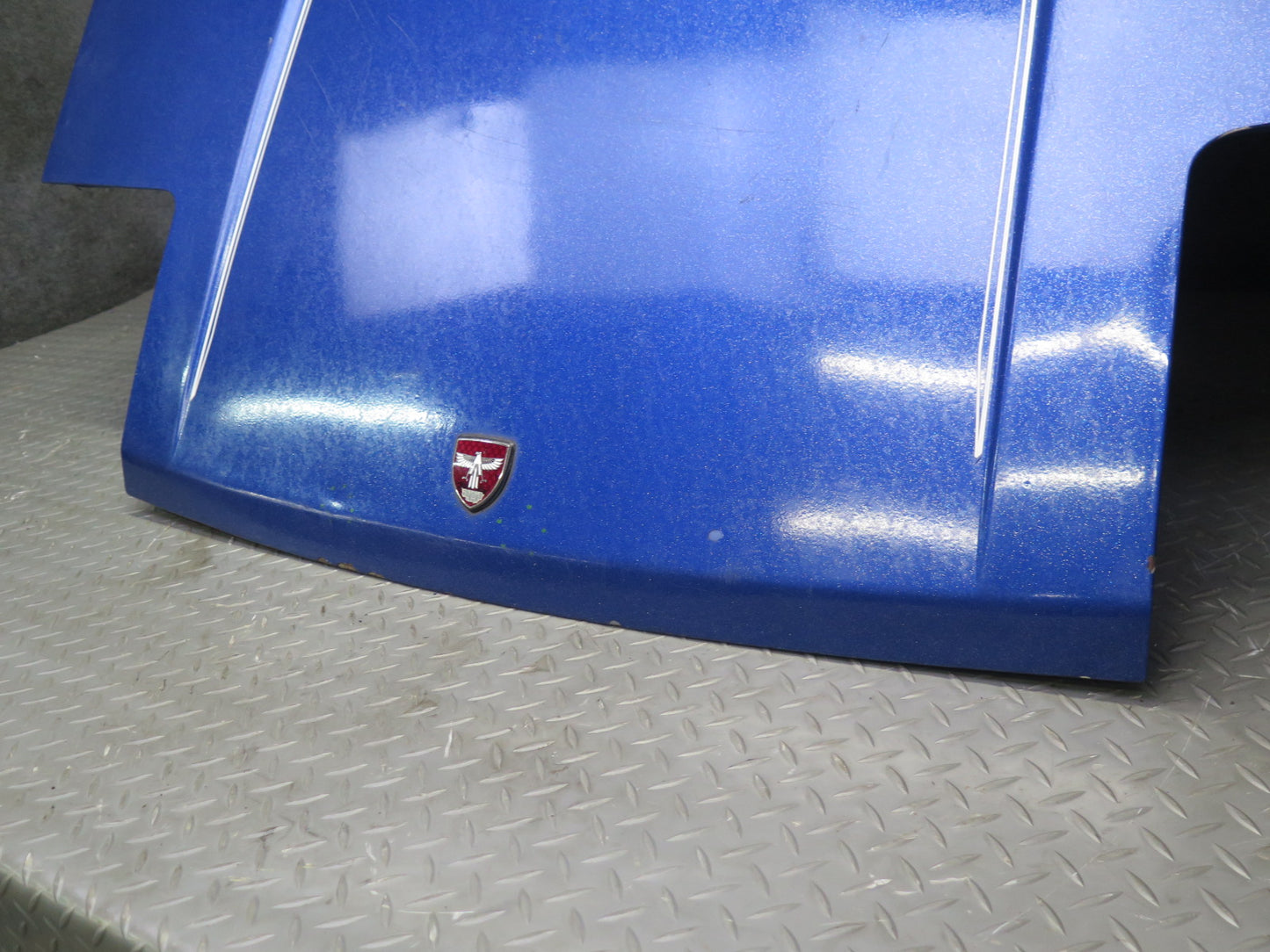 85-89 Toyota MR2 AW15 Front Trunk Frunk Hood Bonnet Shell Panel Blue OEM