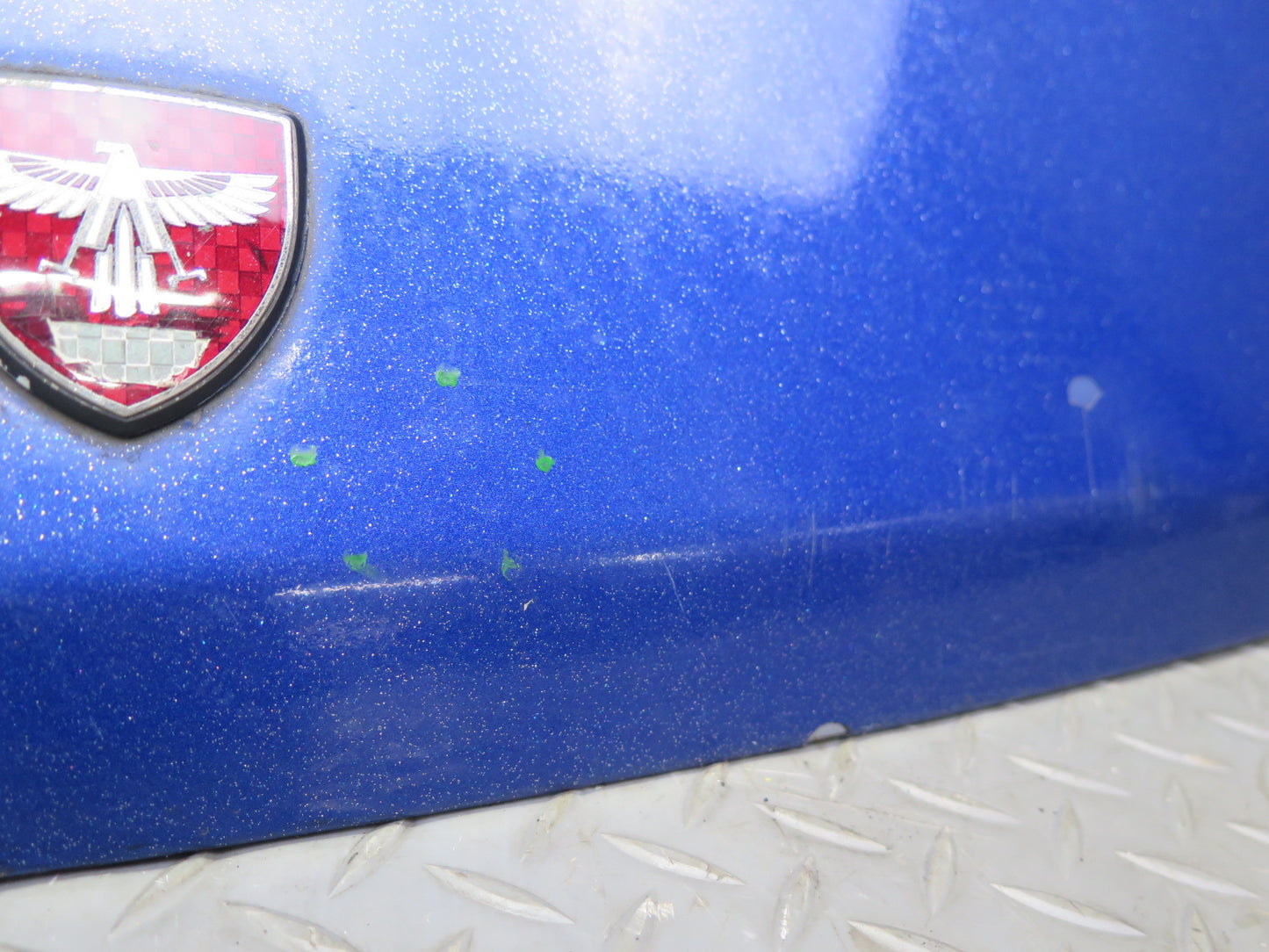 85-89 Toyota MR2 AW15 Front Trunk Frunk Hood Bonnet Shell Panel Blue OEM