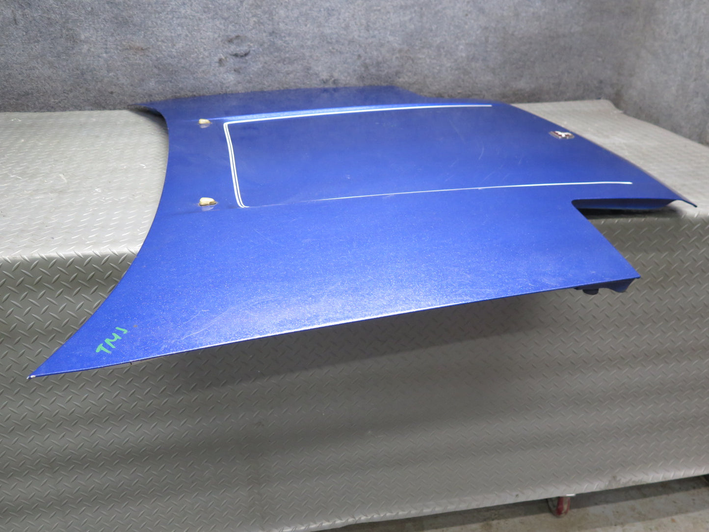 85-89 Toyota MR2 AW15 Front Trunk Frunk Hood Bonnet Shell Panel Blue OEM