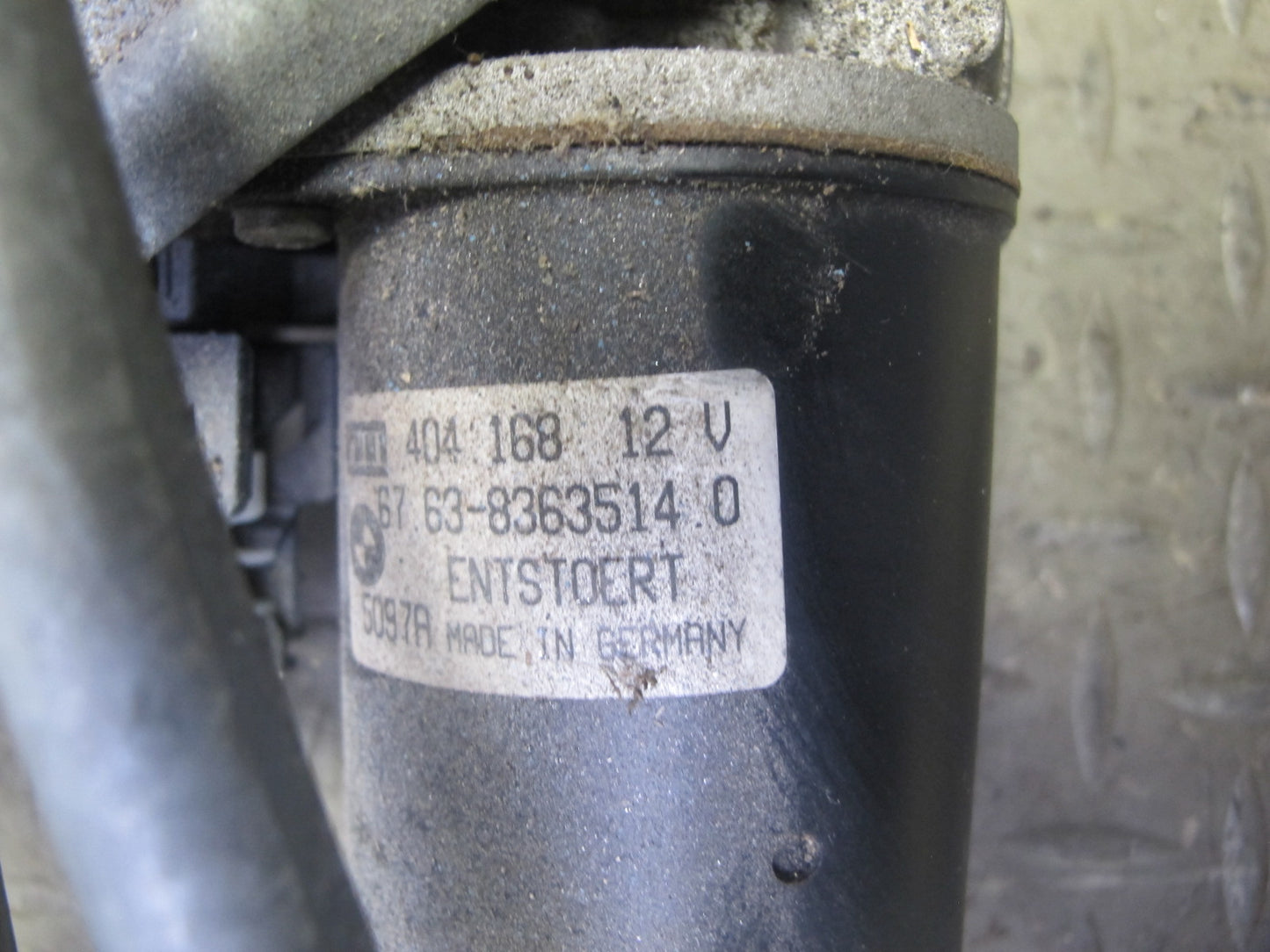 95-99 BMW E36 328iC 2DOOR Windshield Wiper Transmission Linkage w Motor OEM