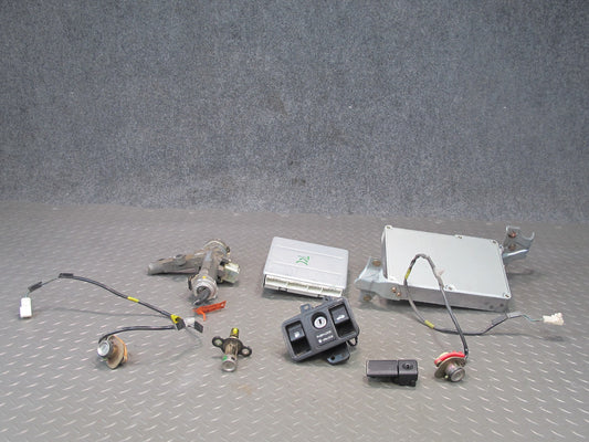 1997 Toyota Celsior RHD ECM ECU MPX Ignition Glove Trunk Door Lock KEY Set OEM