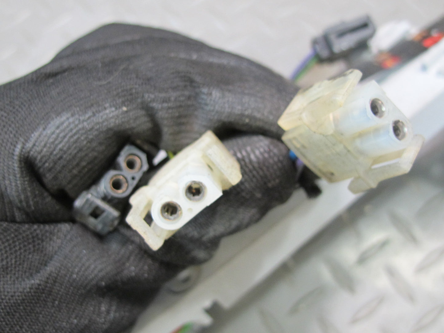 94-99 BMW E36 325iC 328iC Front Left Seat Adjustment Switch w Trim Gray OEM