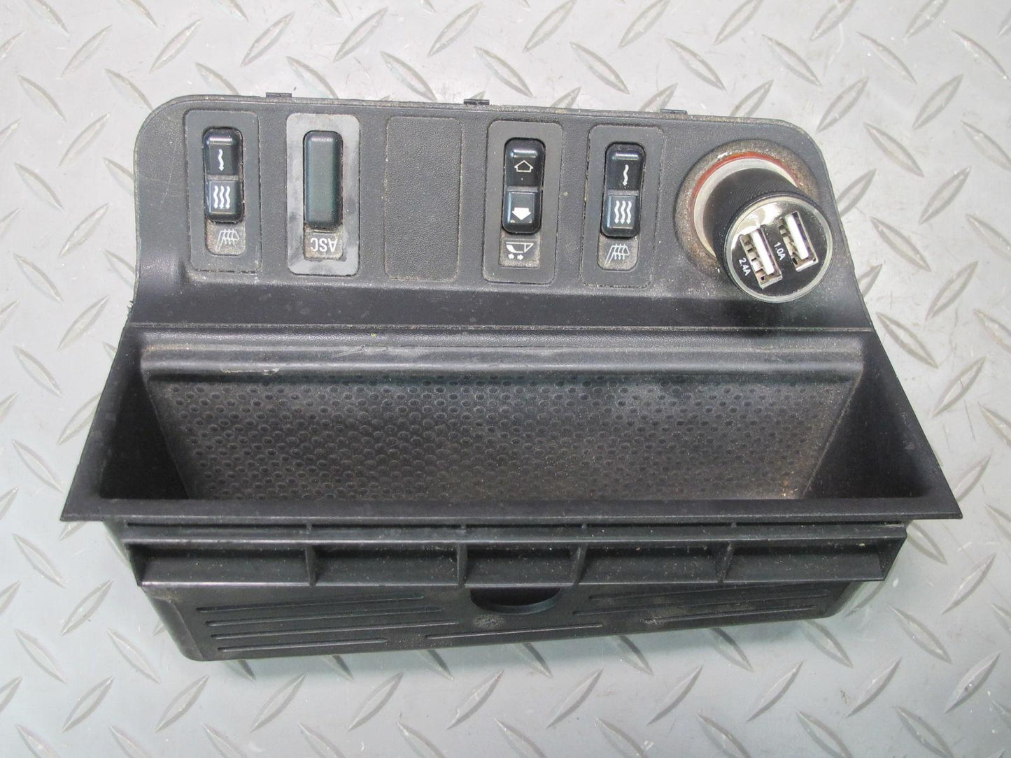 94-99 BMW E36 328ic Convert Console Storage TOP Roof Heated Seat ASC Switch OEM