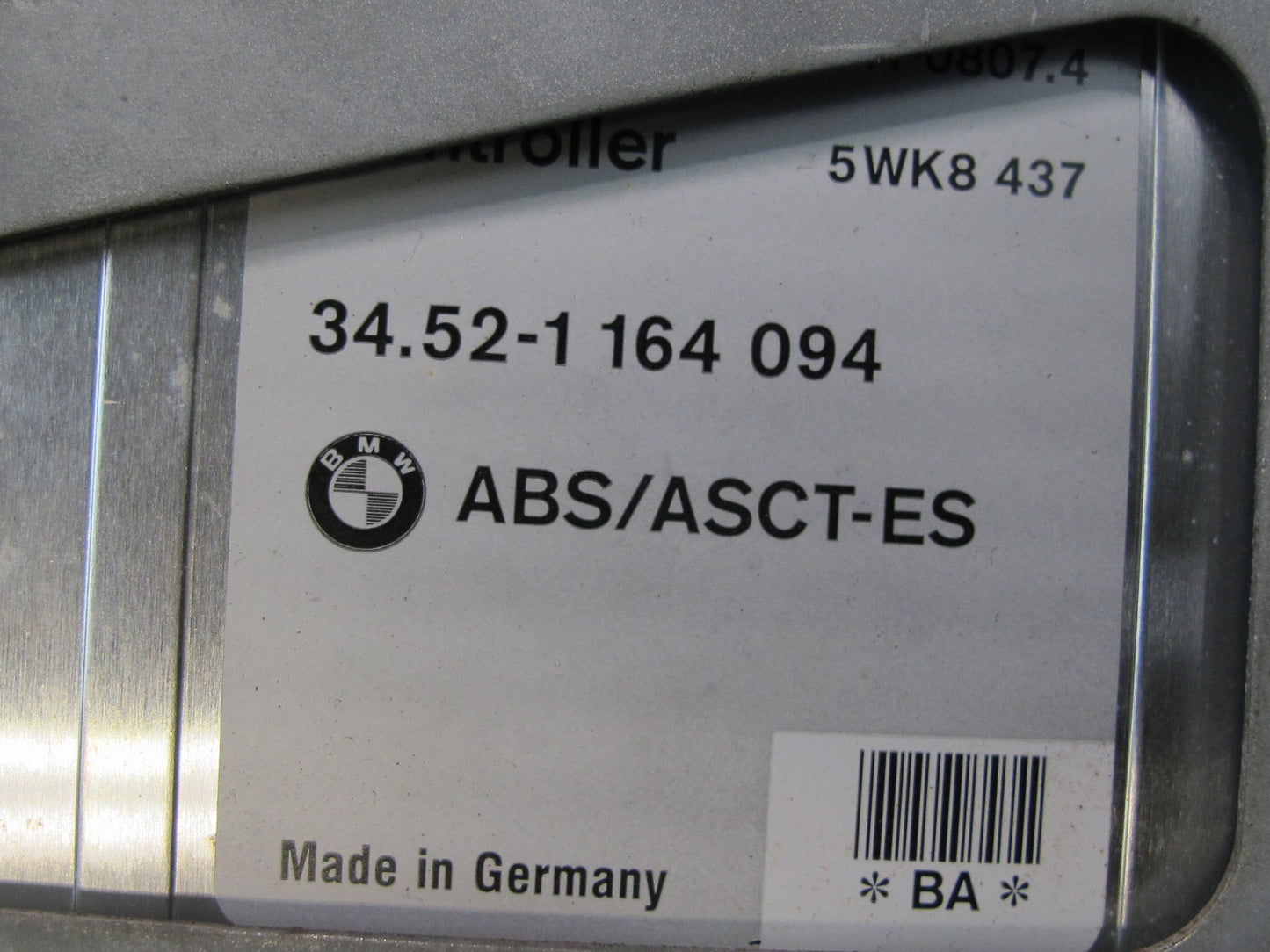 97-99 BMW E36 328iC M52 Anti Lock Brake ABS Asc+t Control Module 1164094 OEM