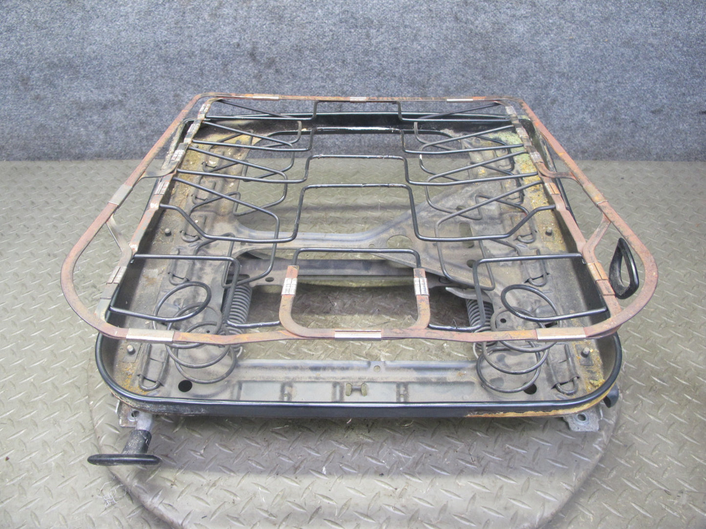 77-85 Mercedes W123 300D 240D Sedan Front Left Driver Seat Frame Track Rail OEM