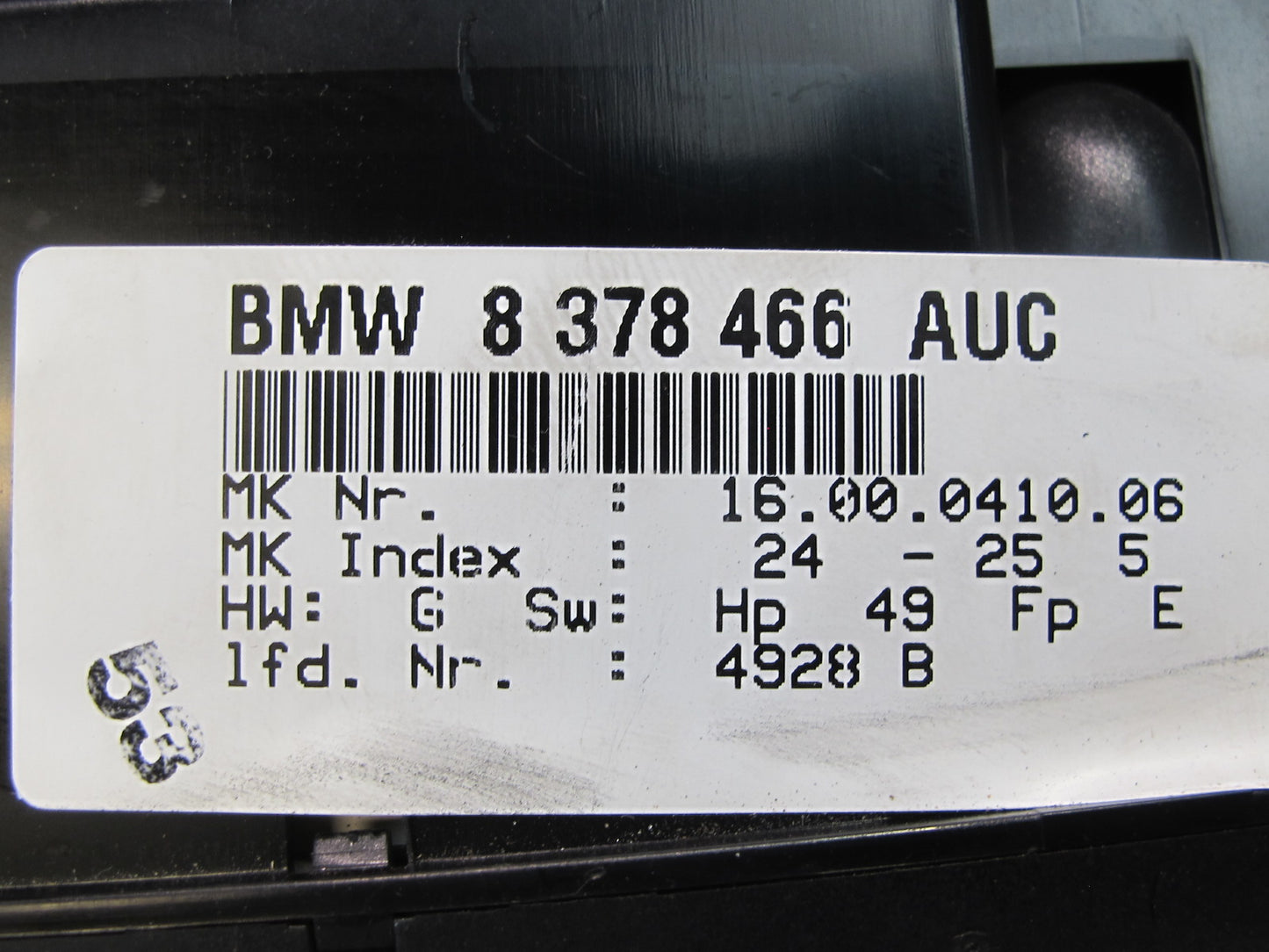 96-99 BMW E36 328iC A/C Heater Climate Control Switch Panel 8378466 OEM