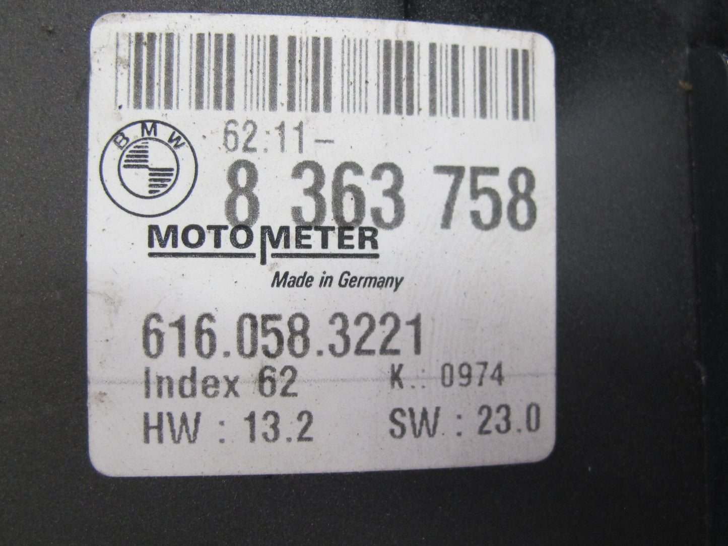 96-99 BMW E36 328iC Instrument Cluster Gauge Speedometer 8363758 OEM