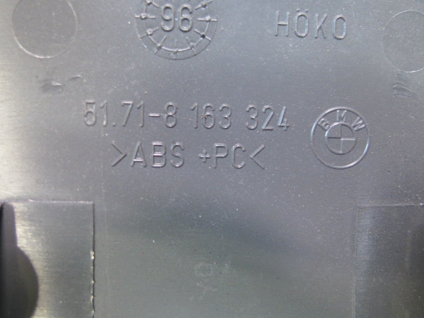 96-99 BMW E36 328iC Convertible Rear Air Vent Trim Panel Grille Set Gray OEM