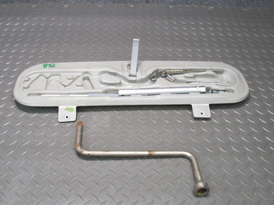 94-99 BMW E36 328iC Emergency Spare Tire Lift Jack Holder Wrench Tool KIT OEM