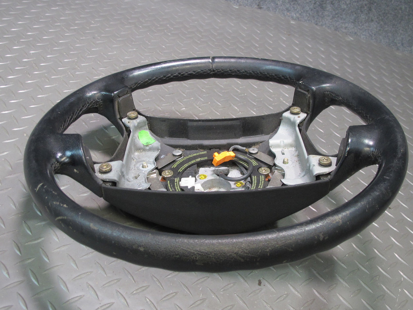 96-97 BMW E36 325iC 328iC Leather Steering Black OEM