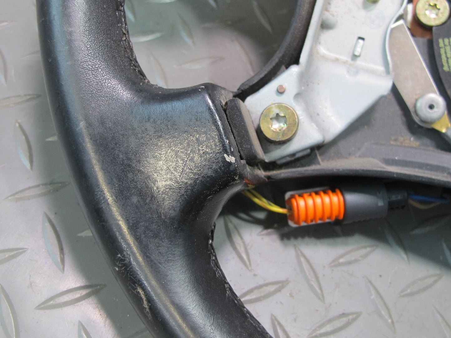 96-97 BMW E36 325iC 328iC Leather Steering Black OEM