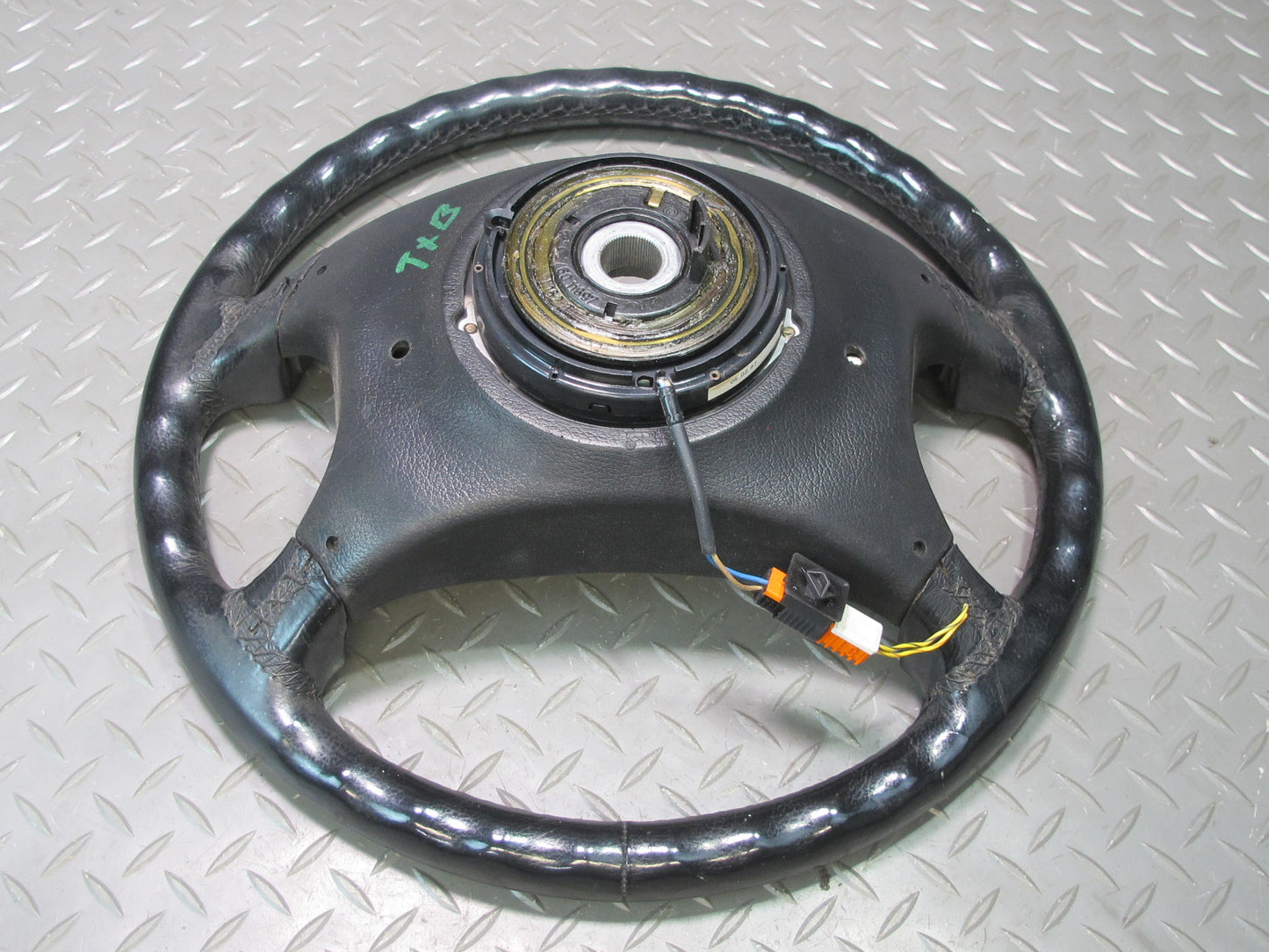 96-97 BMW E36 325iC 328iC Leather Steering Black OEM