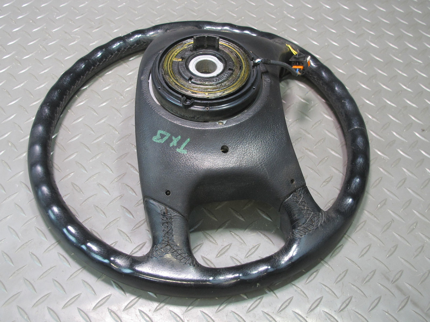 96-97 BMW E36 325iC 328iC Leather Steering Black OEM