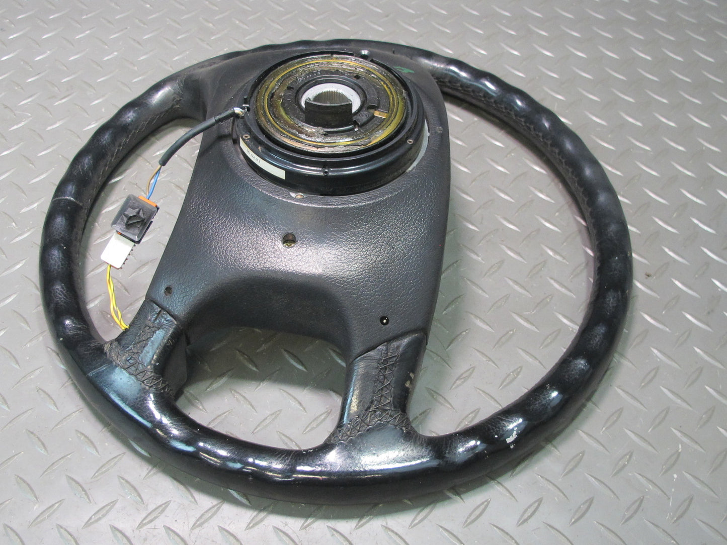 96-97 BMW E36 325iC 328iC Leather Steering Black OEM