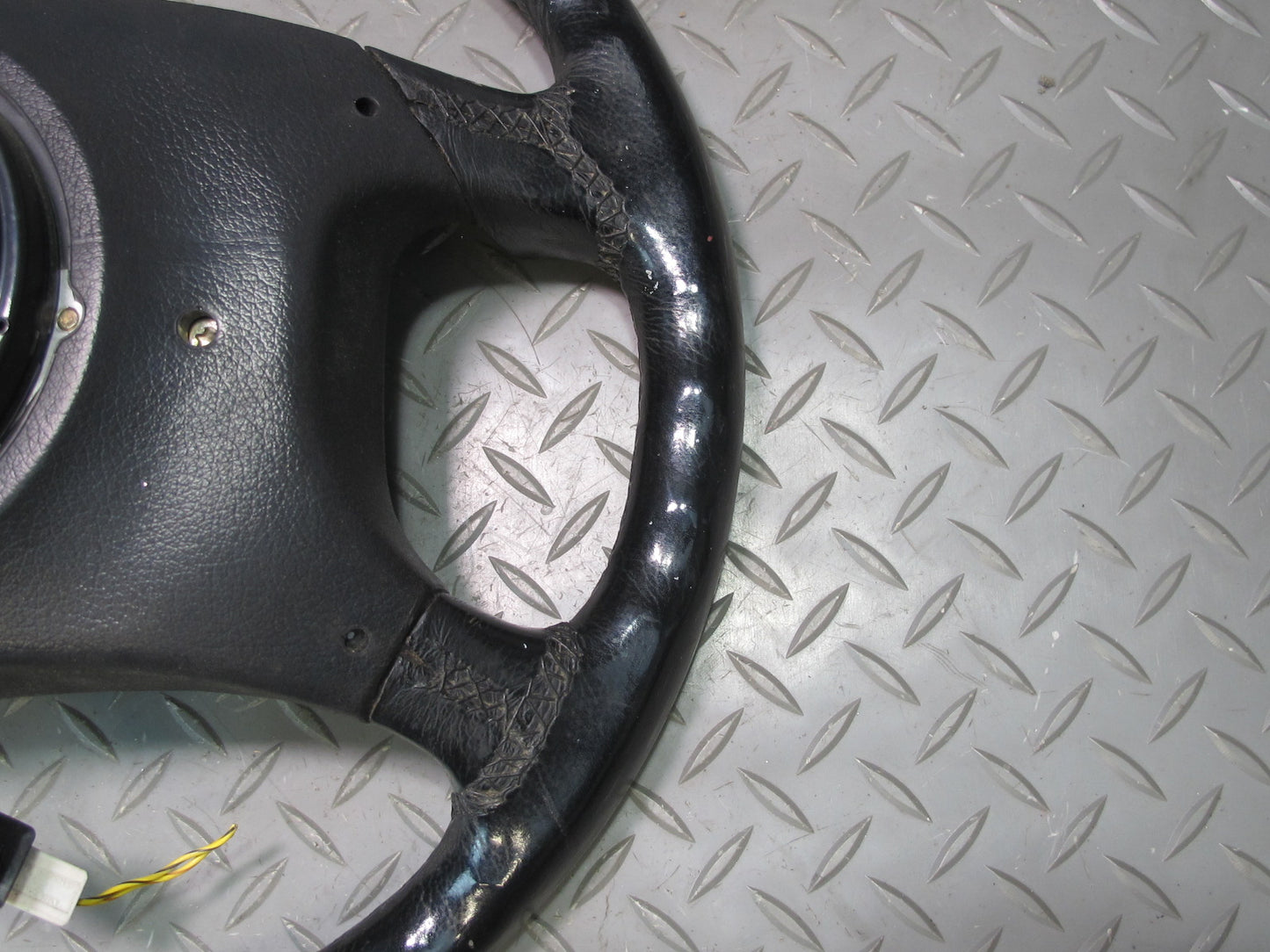 96-97 BMW E36 325iC 328iC Leather Steering Black OEM