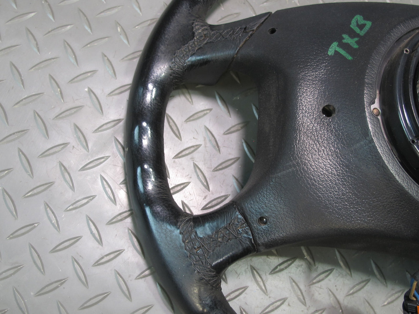 96-97 BMW E36 325iC 328iC Leather Steering Black OEM