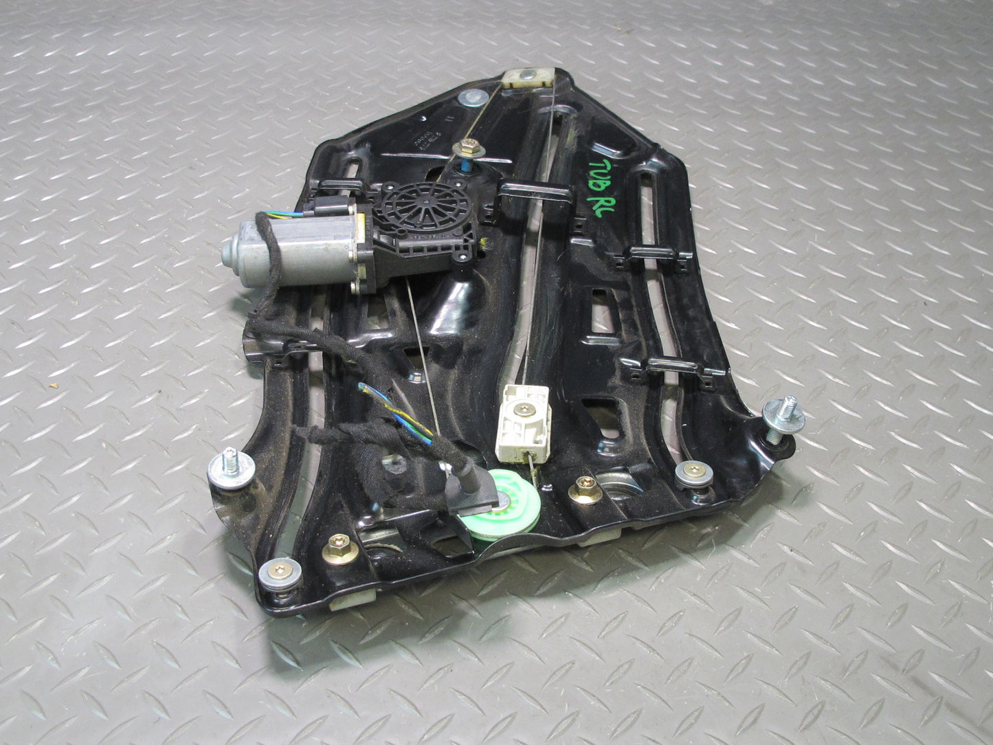 01-06 BMW E46 330ci Convertible Rear Left Quarter Window Regulator w Motor OEM