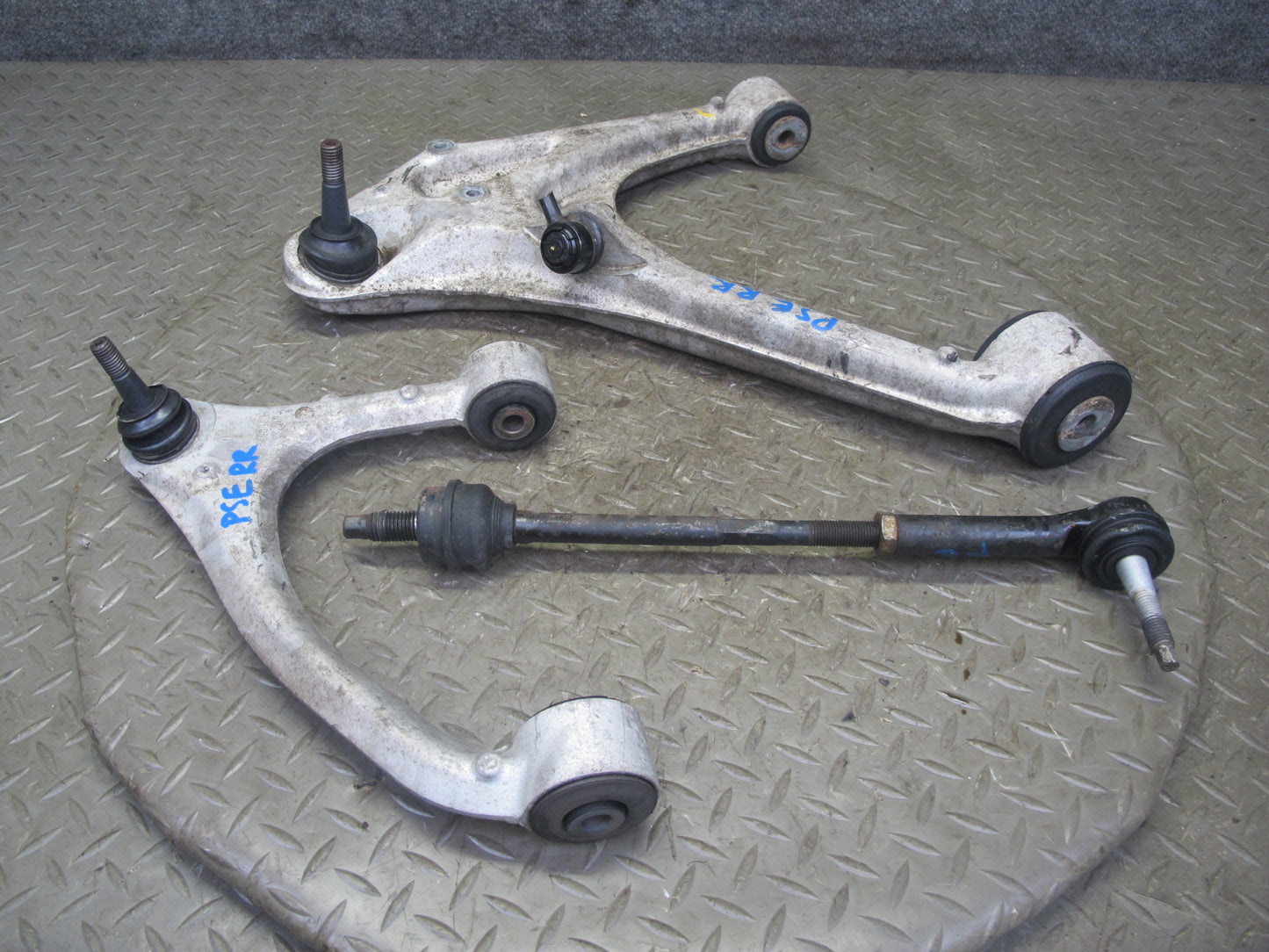 06-10 Pontiac Solstice SKY Rear Right Suspension Control Arm Tie Rod Set 20K OEM