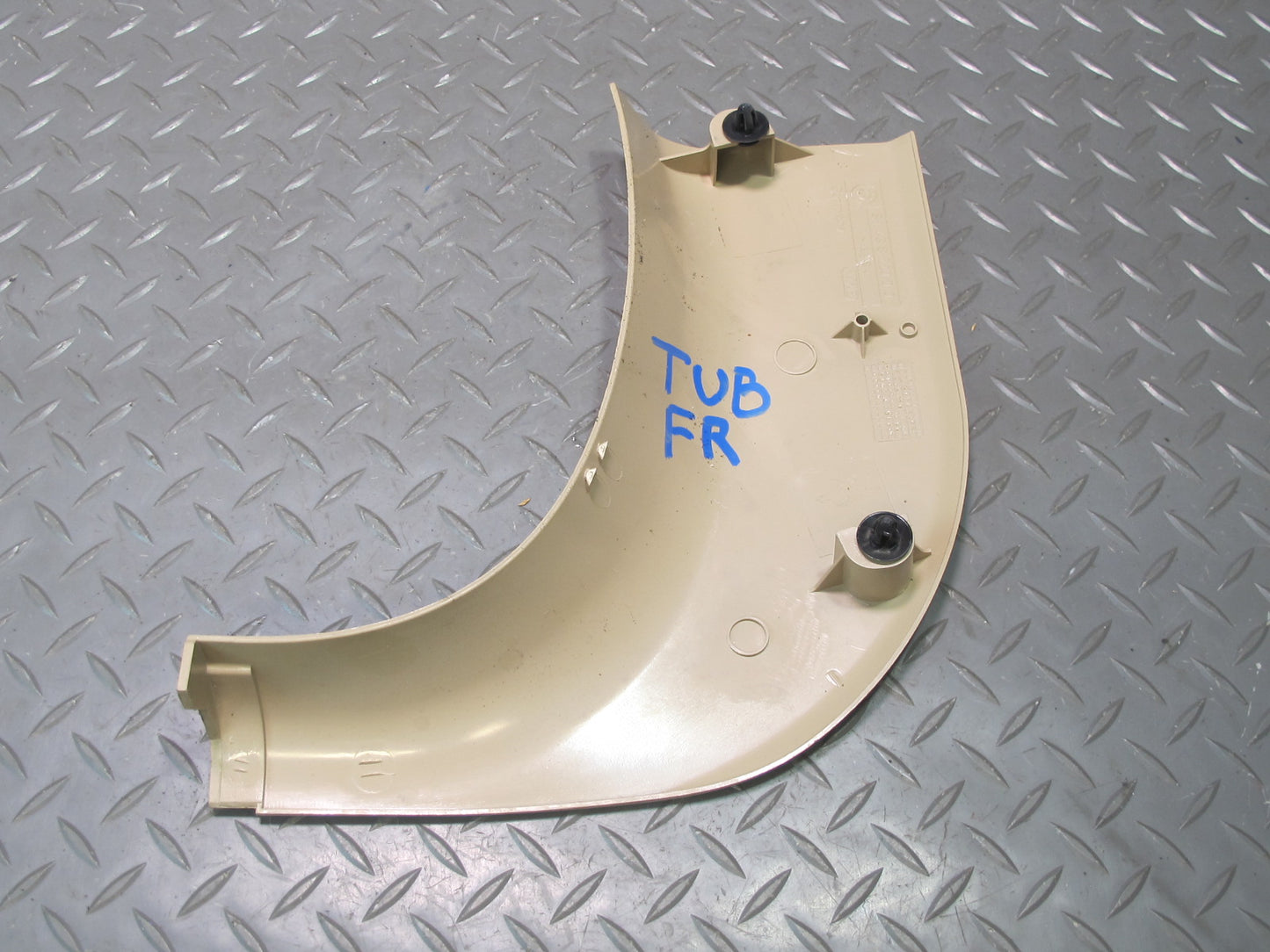 01-06 BMW E46 330ci Coupe Conv Front Right Kick Trim Cover Panel Set Beige OEM