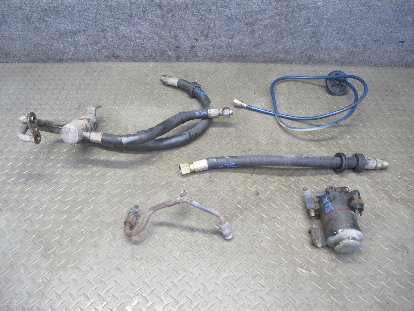 81-85 Mercedes R107 380SL A/C Air Condition Hose Pipe Line Dryer Set OEM