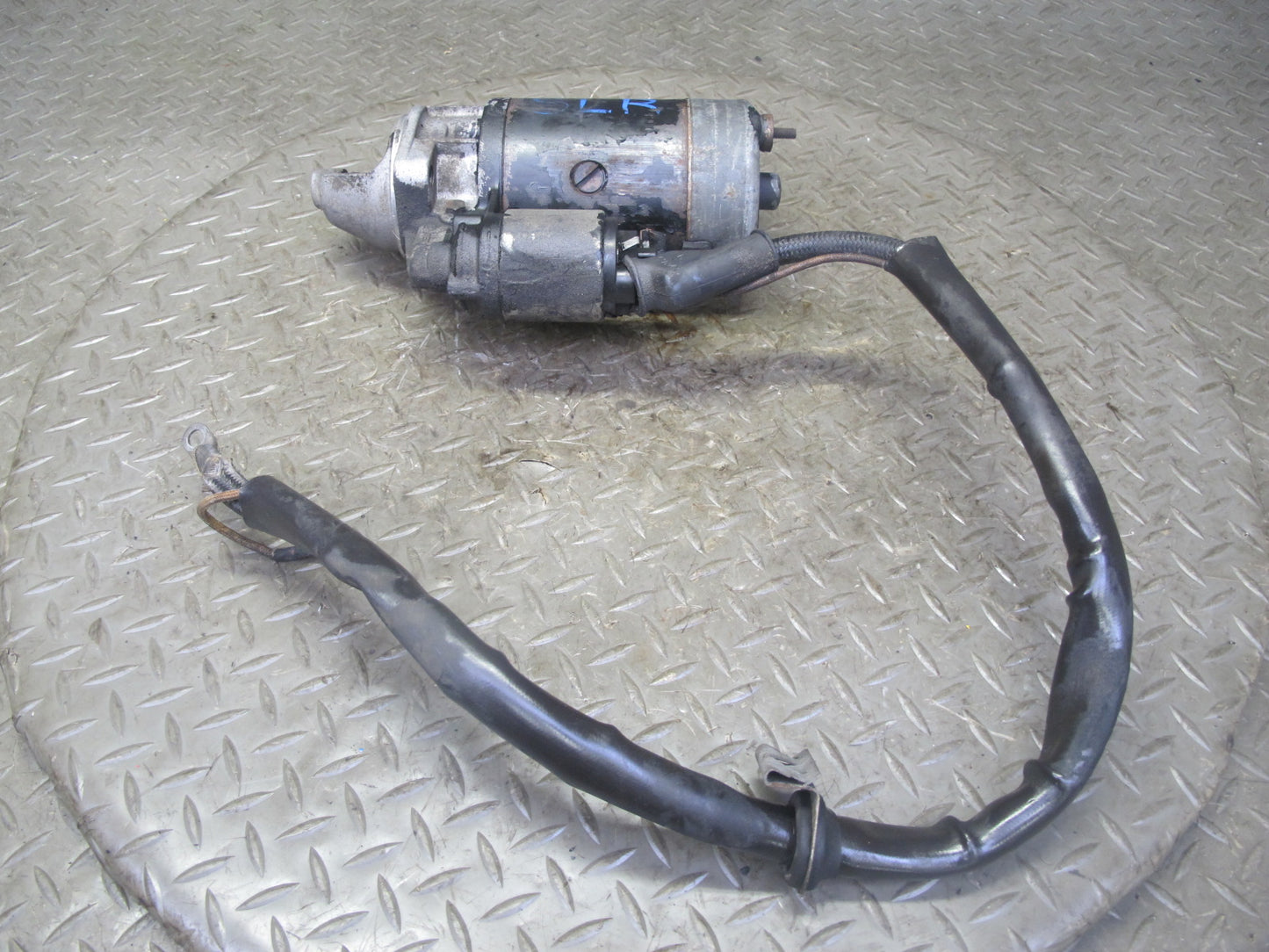 73-85 Mercedes R107 450SL 380SL Engine Starter Motor w Ground Wire OEM