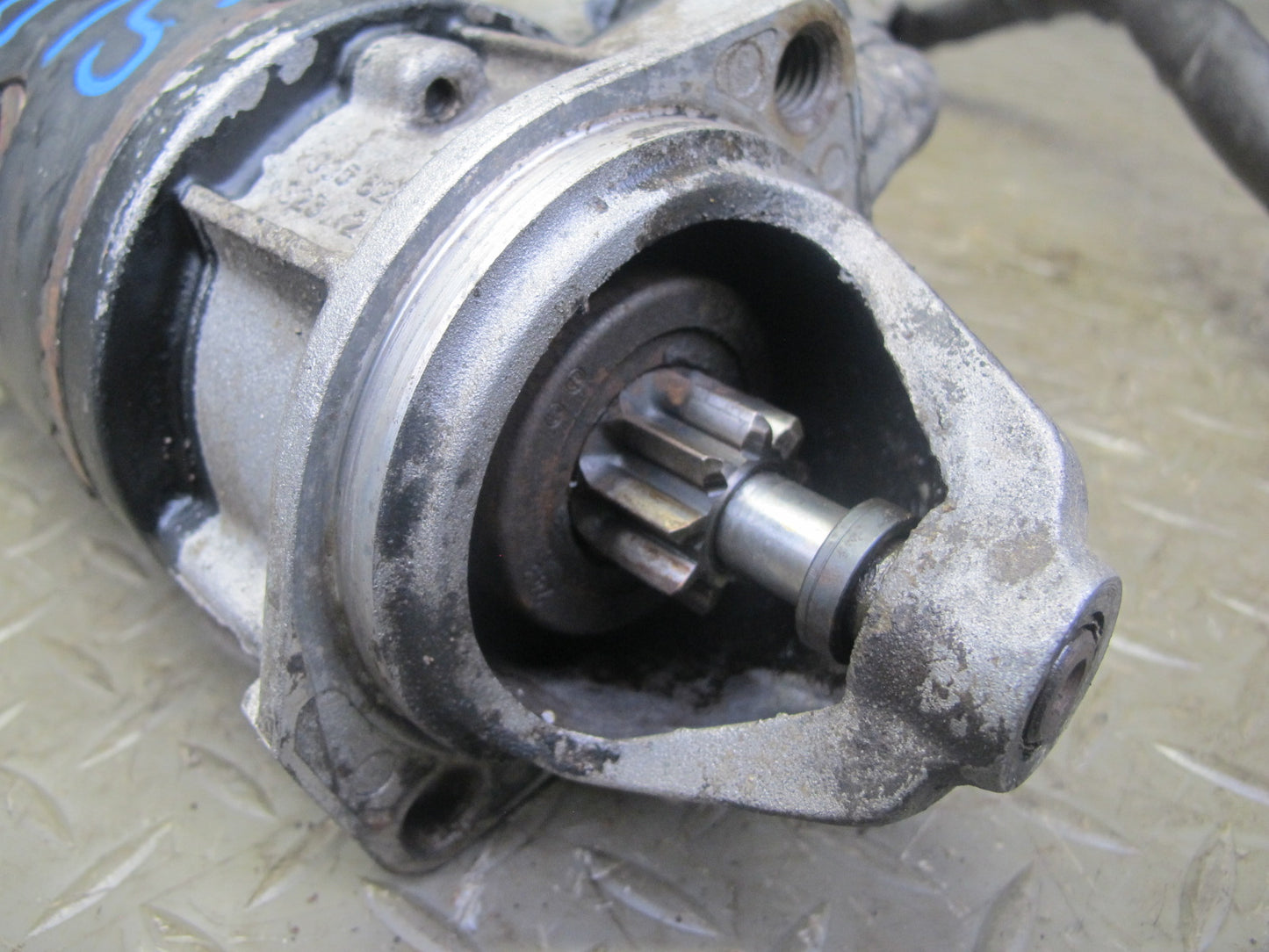 73-85 Mercedes R107 450SL 380SL Engine Starter Motor w Ground Wire OEM