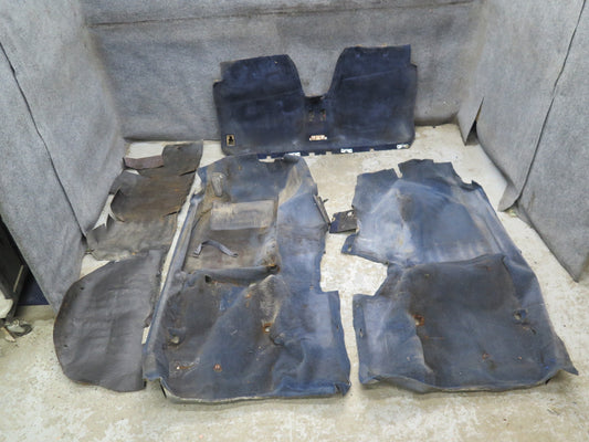 87-89 Toyota MR2 AW15 Interior & Frunk Floor MAT Carpet Liner Cover Set OEM