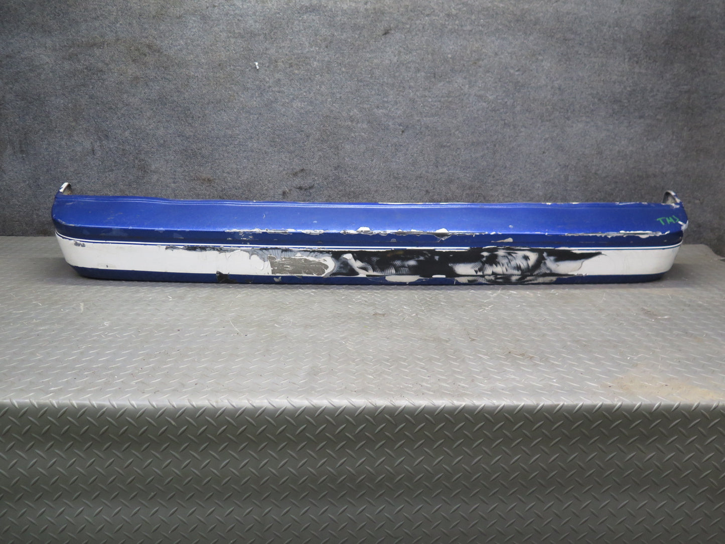 85-89 Toyota MR2 AW15 Rear Bumper Cover Blue w Foam Damaged