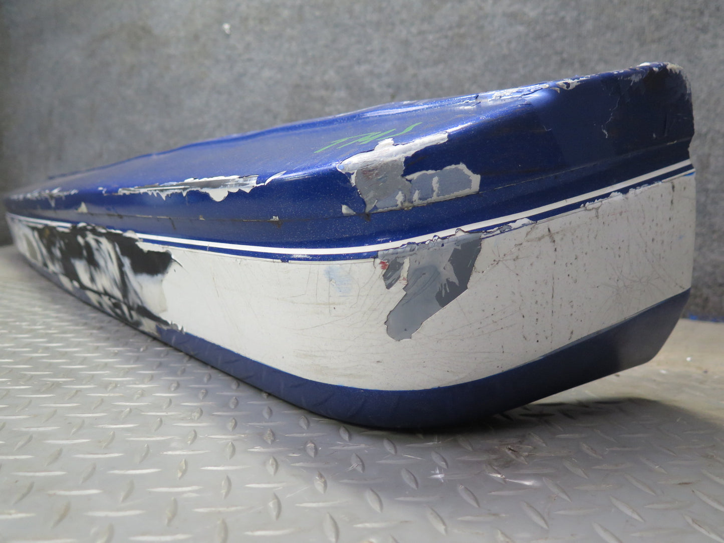 85-89 Toyota MR2 AW15 Rear Bumper Cover Blue w Foam Damaged